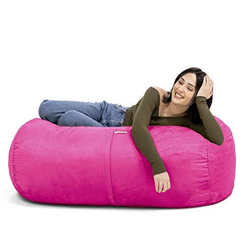 Jaxx Jaxx Sofa Saxx Bean Bag Lounger, 4-Feet, 4-foot, Fuchsia