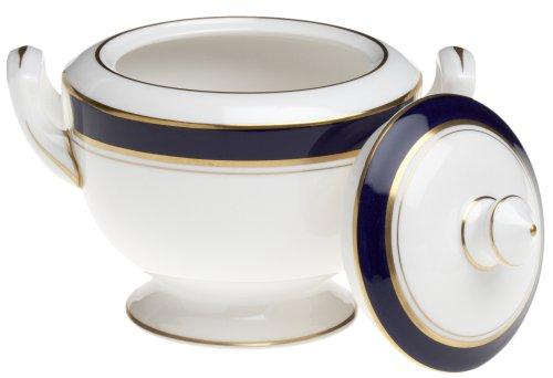 Royal Worcester Royal Worcester Howard Cobalt Bone China Sugar Bowl And Cover