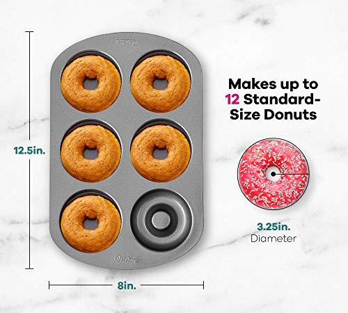 Wilton Wilton Non-Stick 6-Cavity Donut Baking Pans, 2-Count