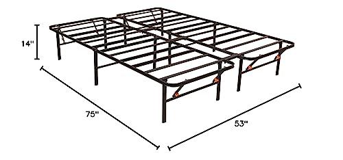 Hollywood Bed Frames Hollywood Bed Frames Bedder Base Platform, Double, Black