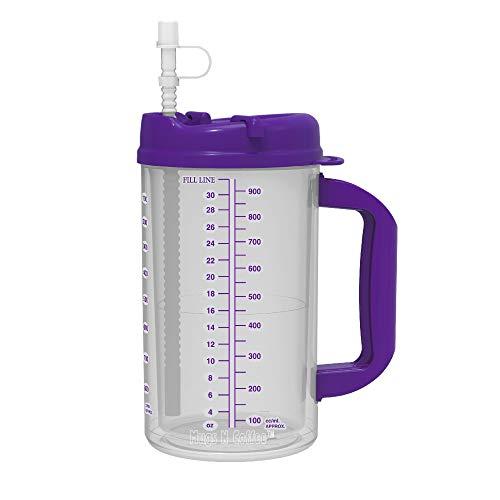 Mugs N Coffee 32 oz Whirley Insulated Travel Mugs Teal & Purple