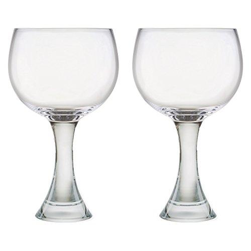 Anton Studio Designs Anton Studio Designs Manhattan Handmade Gin Glasses for Wine, Cocktails, or Water - 12 oz - Clear - Set of 2 Elegant Cocktail Glasses