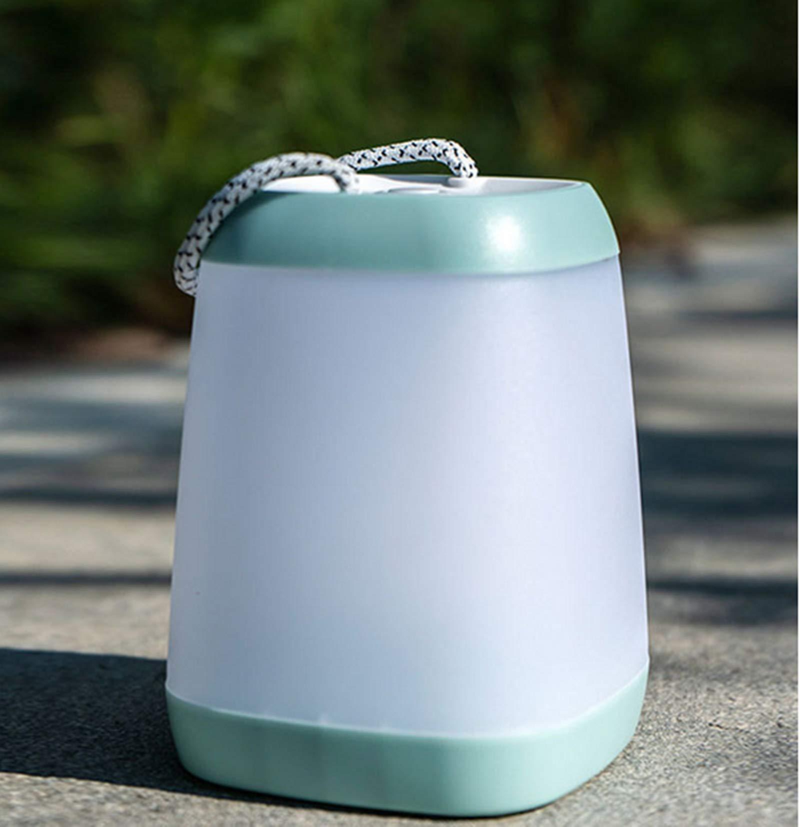 Hathdia Hathdia Night Light for Kids, USB Rechargeable Nursery Lamp Portable Camping Lantern with 3 Light Modes for Camping,Emergency,Bedroom,Indoor and Outdoor(Cyan, 1 Pack)