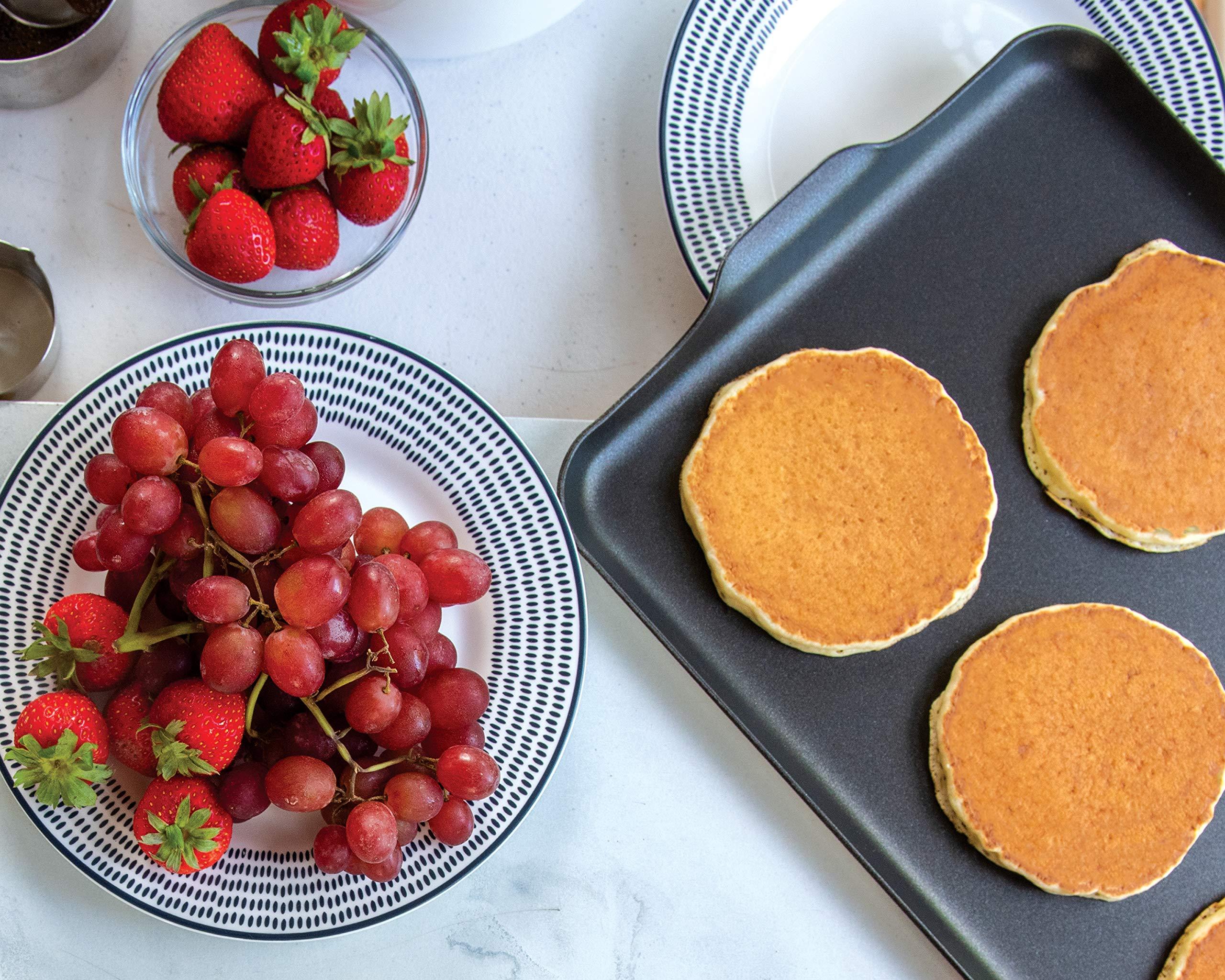 Nordic Ware Nordic Ware Two Burner Griddle, 10.3 x 17.4 inches, Non-Stick