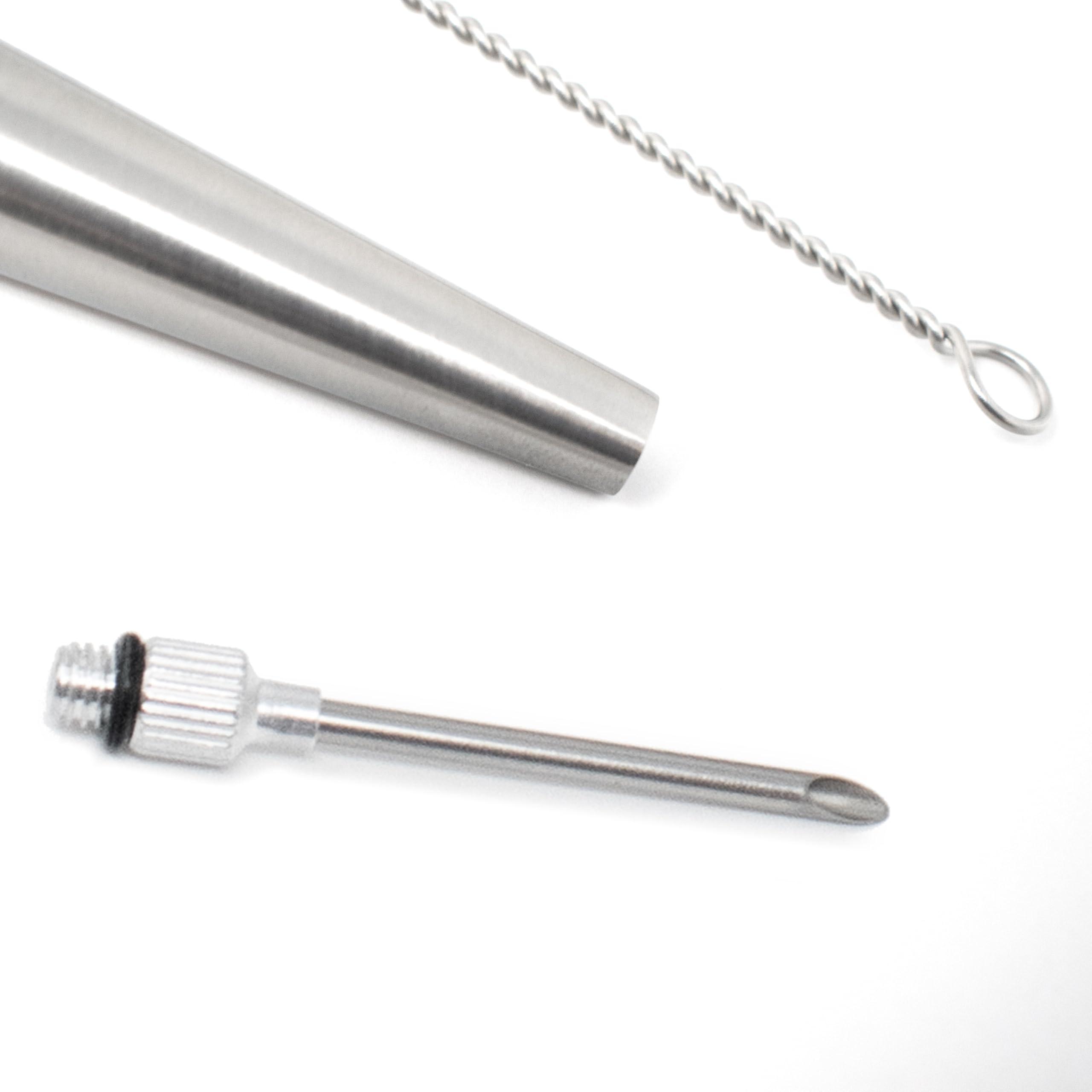 Norpro Norpro Deluxe Stainless Steel Baster with Injector and Cleaning Brush 11\" x 2\" x 2\"
