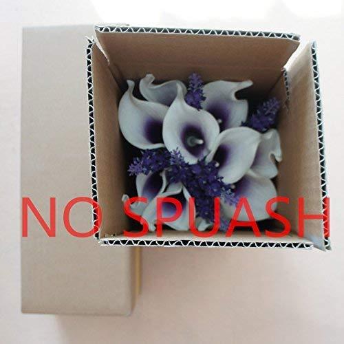 Lily Garden Lily Garden Mini 15\" Artificial Calla Lily 10 Stem Flower Bouquets (Violet)