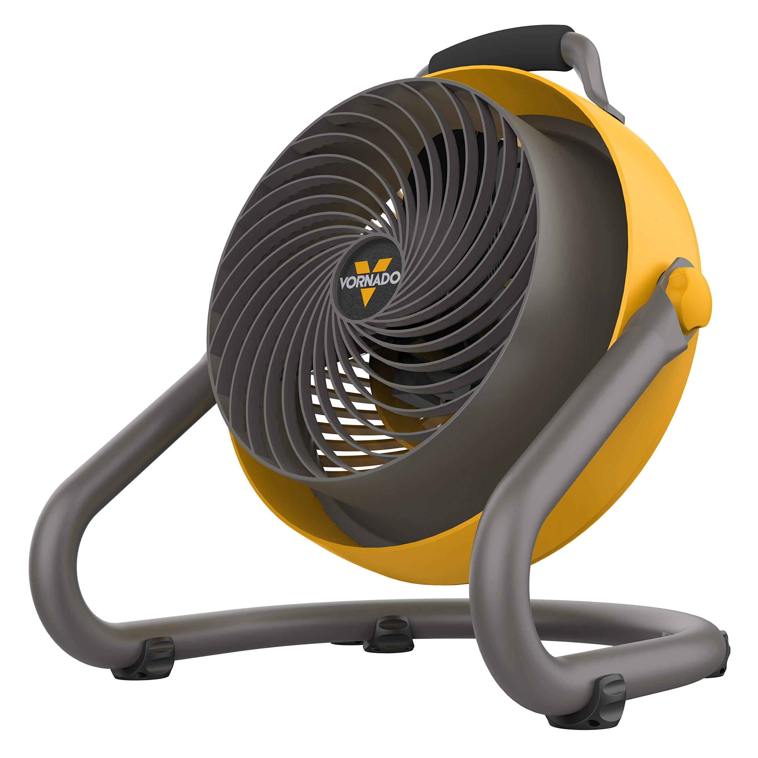 Vornado Vornado 293 16 In. Heavy Duty Air Circulator Shop Fan Bundle, Yellow and Green