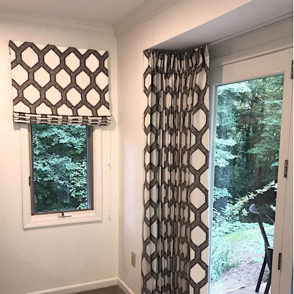 Curtain Rod Connection Forest CS Single Curtain Track Set-Wall Mount or Ceiling Mount