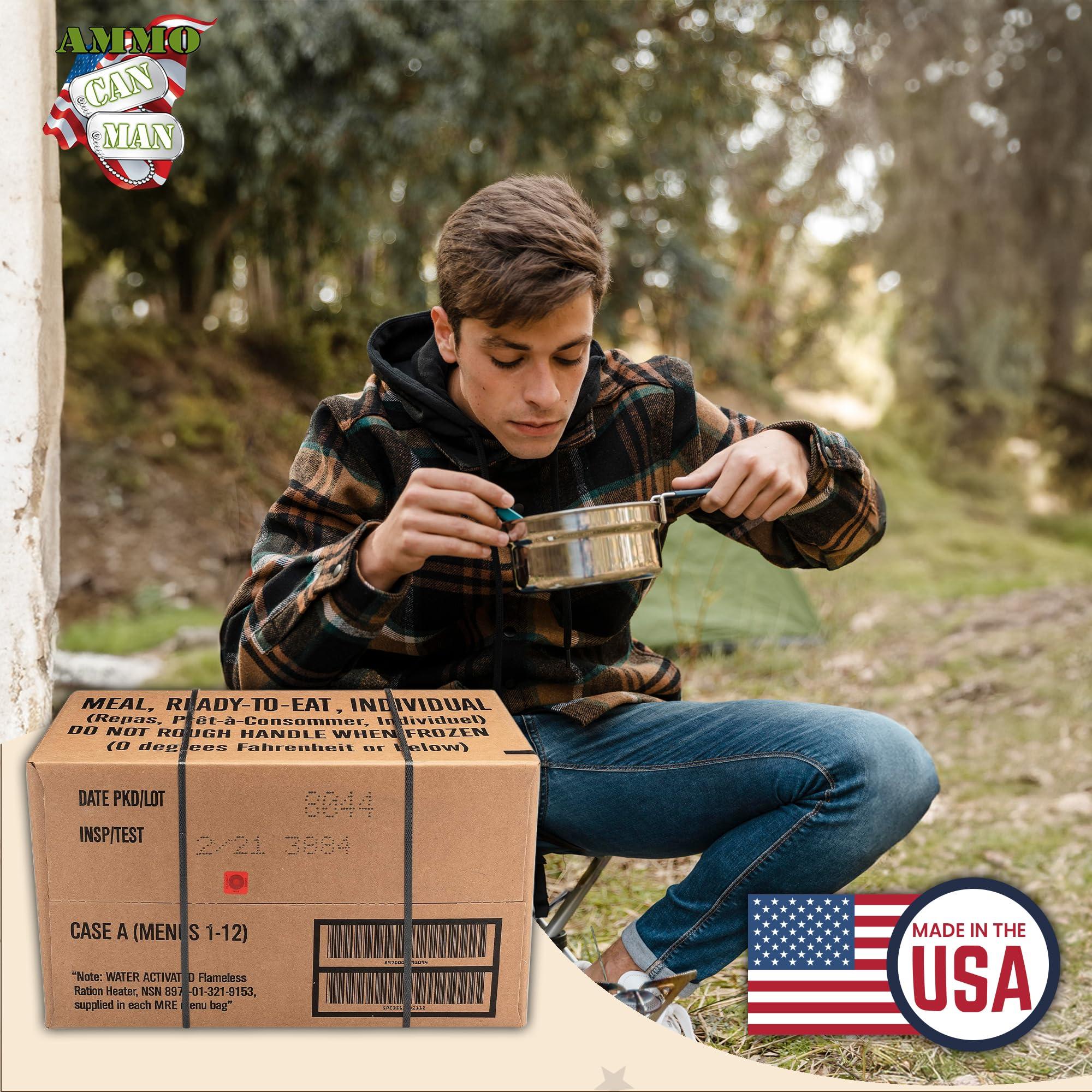 Sopakco Sopakco 12ct US Military Surplus MRE Meals Ready to Eat 2021 Inspect A Case Menus 1-12