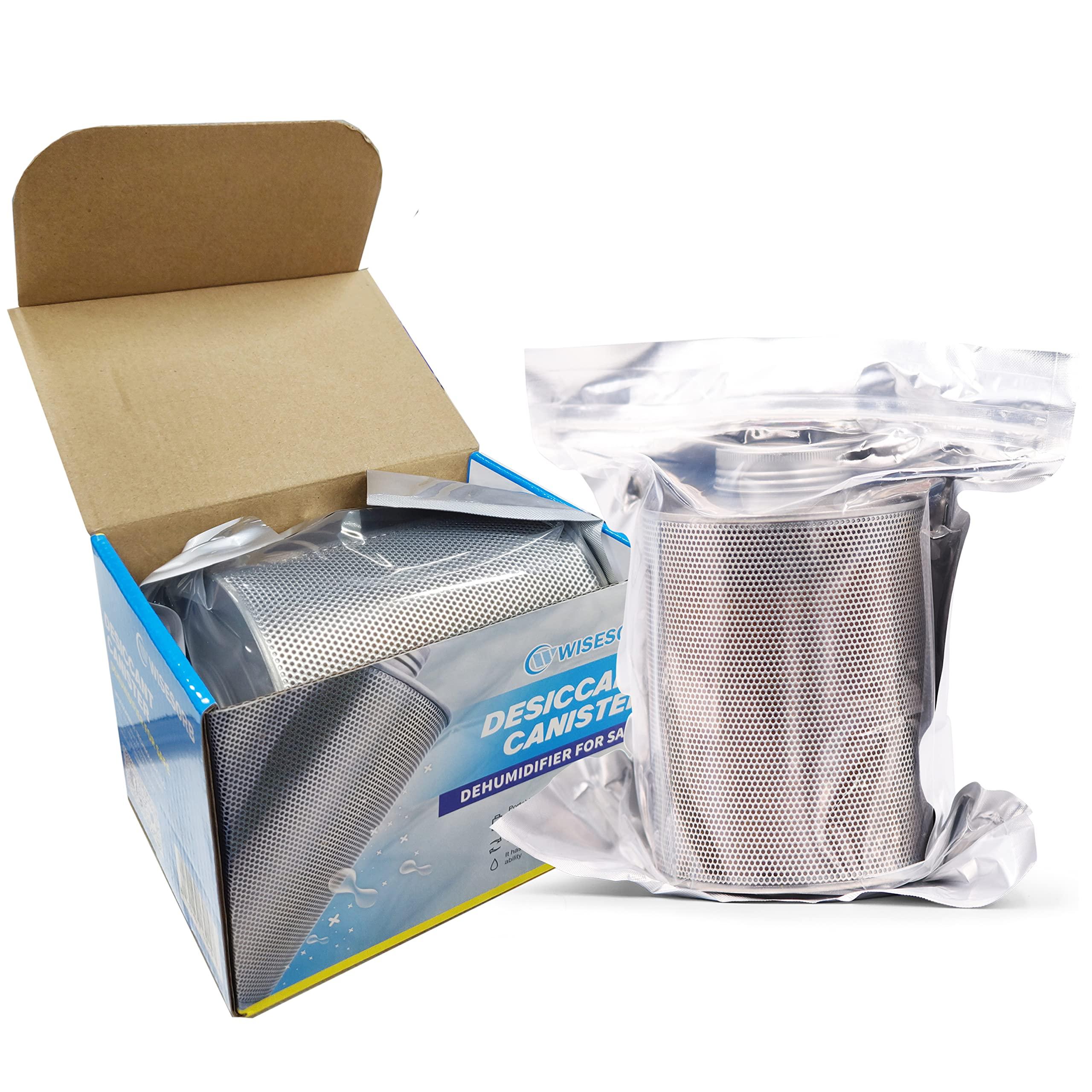 Wisesorb Wisesorb 750 Grams 6pcs Gun Safe Dehumidifier, Reusable Canister Desiccant Dehumidifier, Rechargeable 1.65 Lbs Indicating Silica Gel Orange To Green