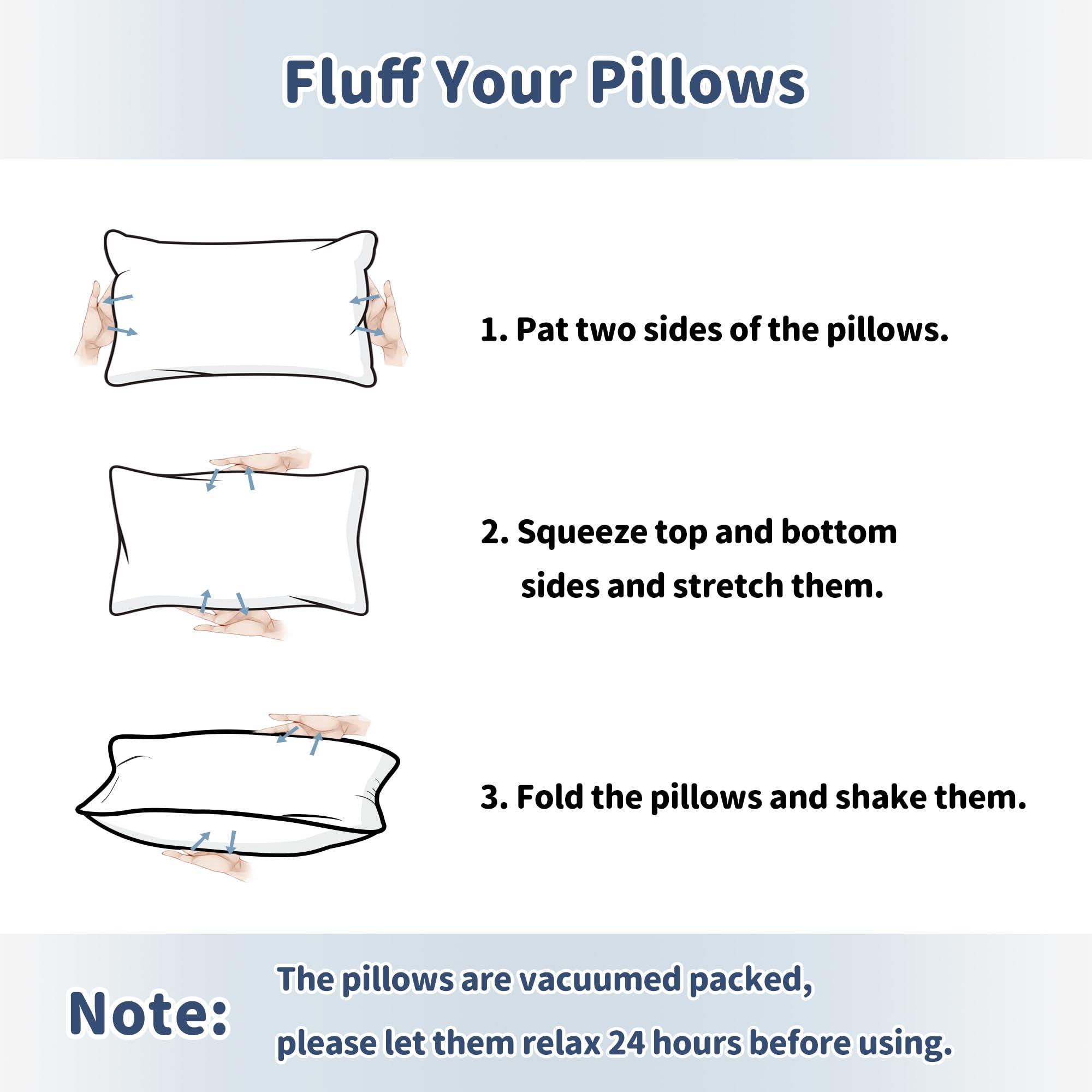 Pro Goleem Pro Goleem Small Pillow 11x6x2.5 Small Pillows for Sleeping and Traveling Mini Pillow with Name Tag Tiny Pillow for Kids Pillow Neck Lumbar Knee Nap Pillow Pet Pillow, Gray