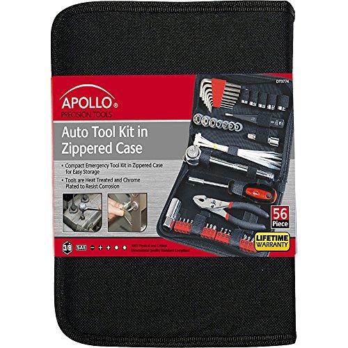 Apollo Tools APOLLO TOOLS DT9774 Auto Tool Set in Zipper Case 56pcs