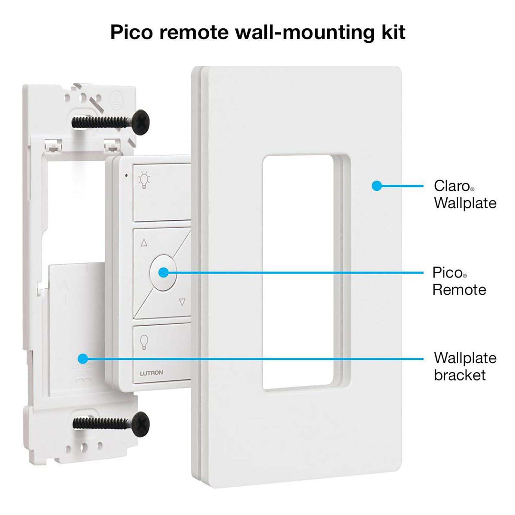 Lutron Lutron Pico Smart Remote Wall-Mounting Kit | PJ2-WALL-WH-L01 | White
