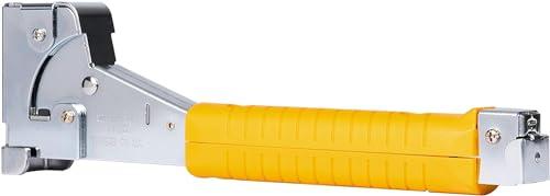 Arrow Fastener Arrow HT50 Heavy Duty Hammer Tacker, Chromed-Steel Manual Stapler with Sure-Grip Handle, Dual-Capacity Rear-Load Magazine, Fits 5/16”, 3/8", or 1/2" Staples