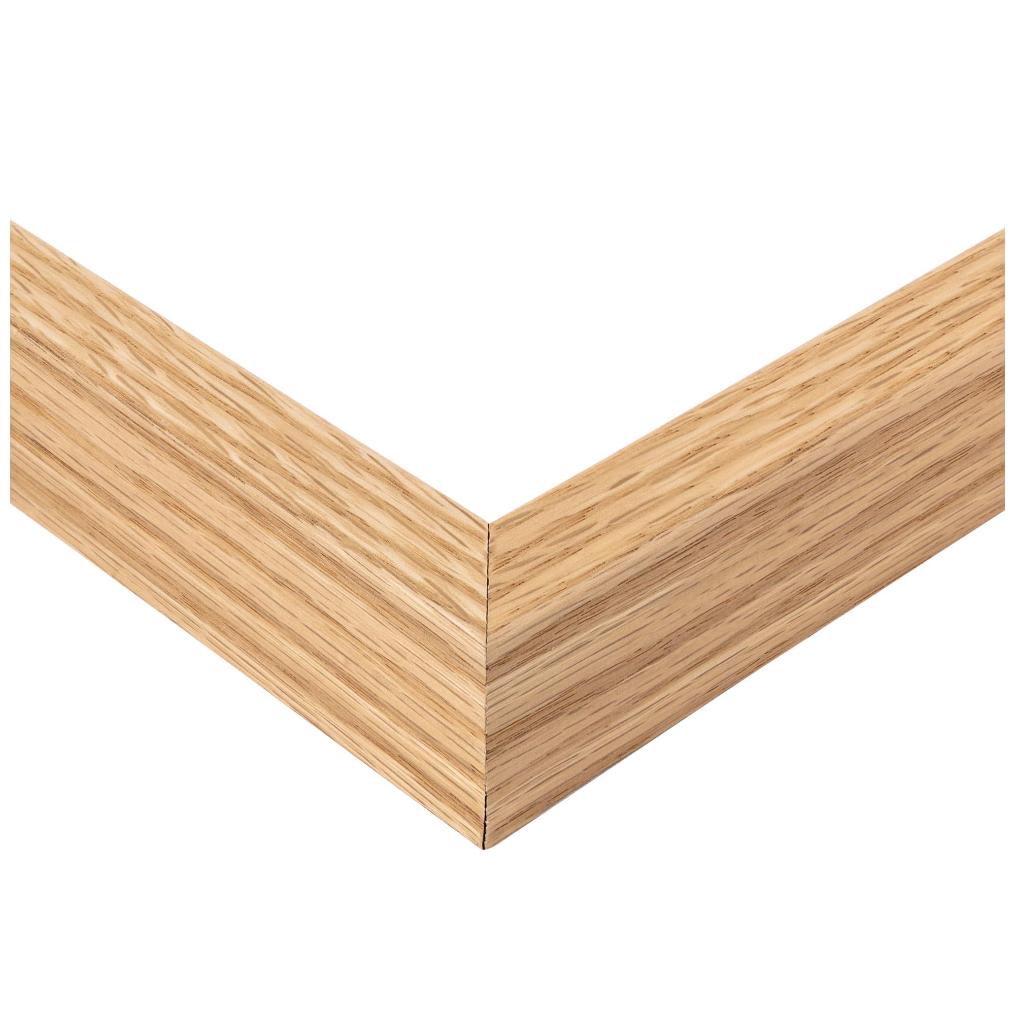 ArtToFrames ArtToFrames 60x90 CM / 23.62x35.43 INCH Brown Picture Frame, This 0.81 Inch Custom Wood Poster Frame is Red Oak Wood - Comes with Economy Acrylic and Corrugated Backing (CMWOM82213-400-60x90)