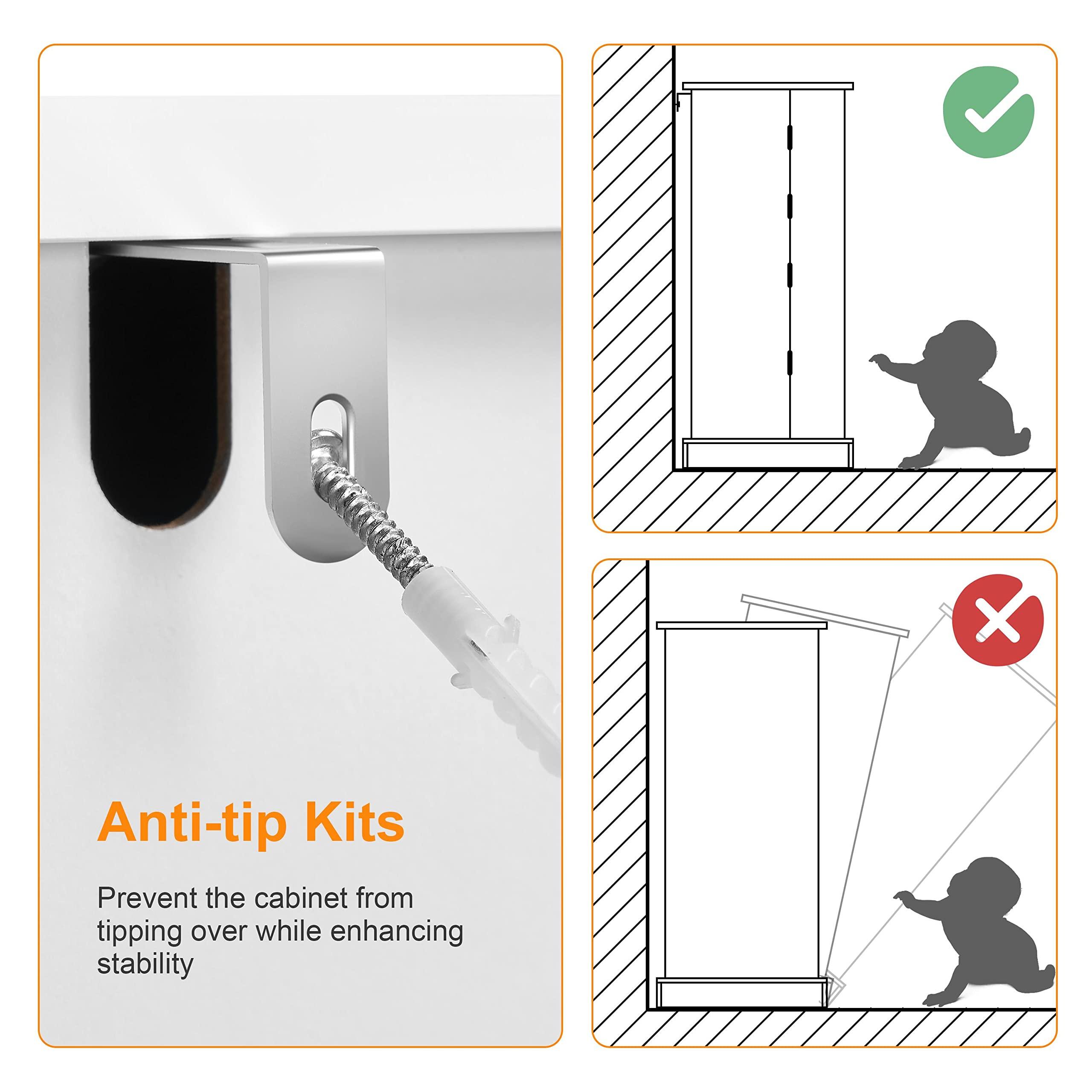 Topeakmart Topeakmart Kitchen Pantry Cabinet, Storage Cabinet Cupboard with Doors and Adjustable Shelves for Small Space, Wood Farmhouse Pantry Cupboard for Kitchen, Dining Room, Living Room, White