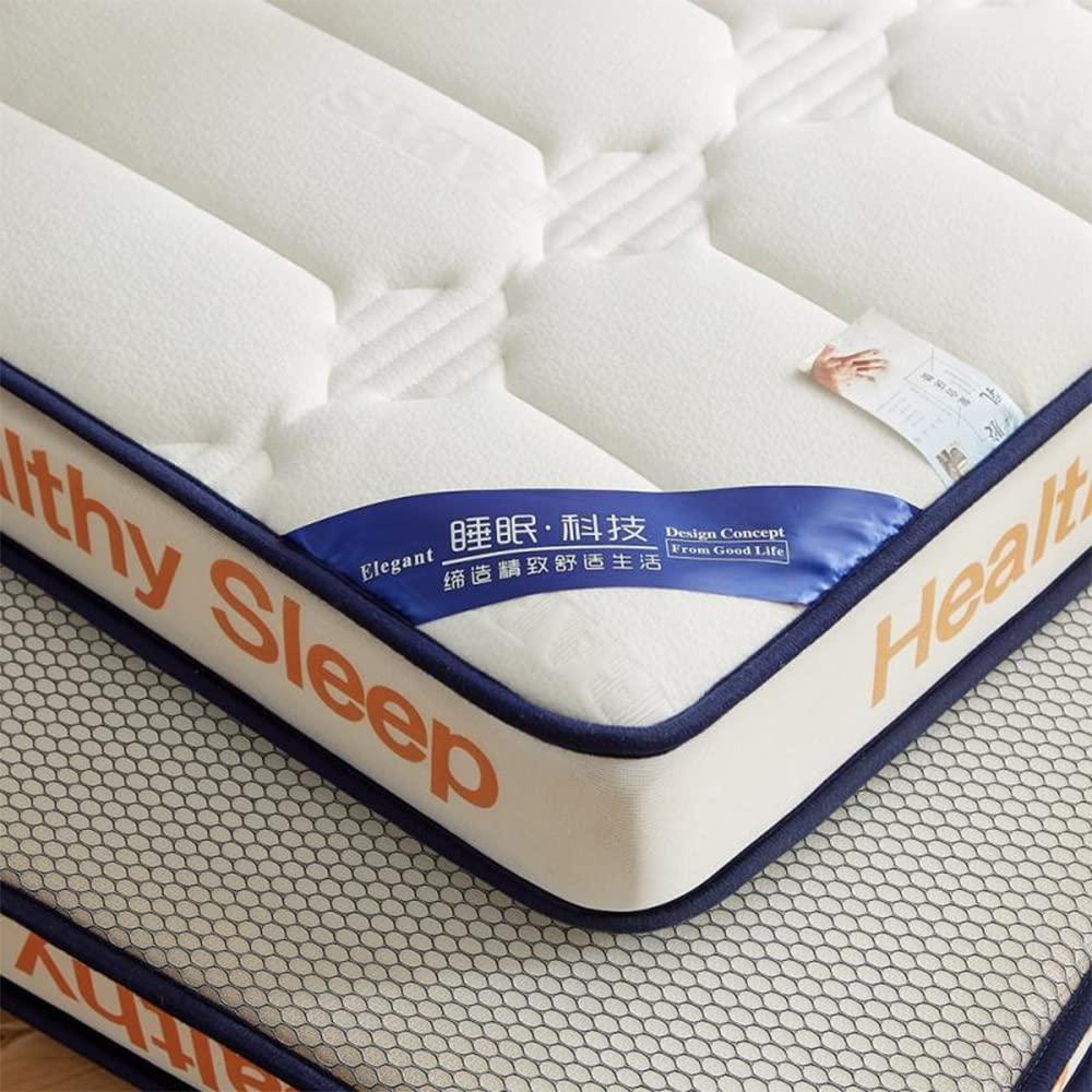 HomeLoft Basics Futon Mattress Padded Japanese Floor Mattress Roll Up Tatami Mat Portable Sleeping Pad Bed Mattress Topper for Camping Tent Road Trip Guest Room Student Dormitory,White 5cm,Full