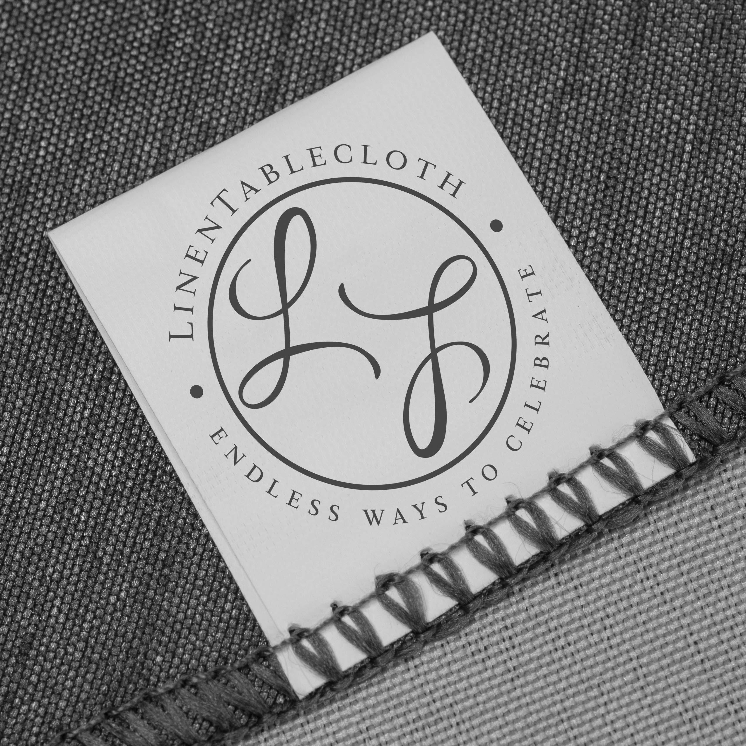 LTC LINENS LinenTablecloth 21 ft. Accordion Pleat Polyester Table Skirt Ivory