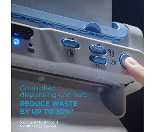 enMotion Georgia Pacific Enmotion 59437 Impulse 8 Automated Touchless Paper Towel Dispenser, Translucent White