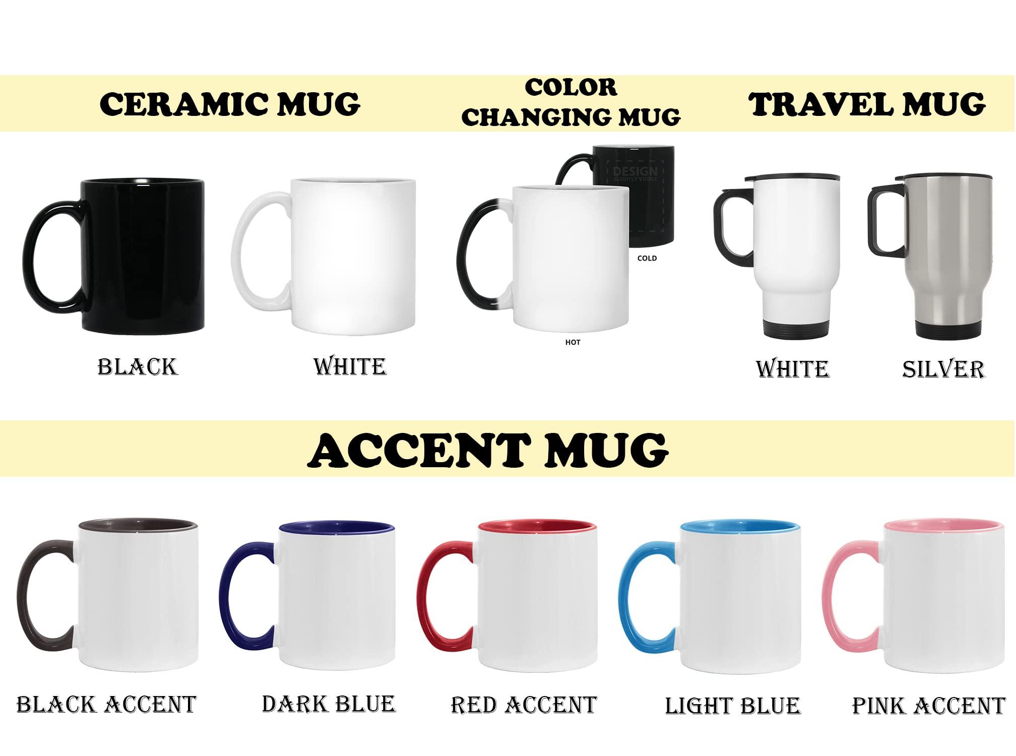 HomeLoft Basics Owl Coffee Mug/Color Changing Mug/Accent Mug 11-15 oz, owl coffee mug, owl mug, owl mug set, owl travel mug (Black)