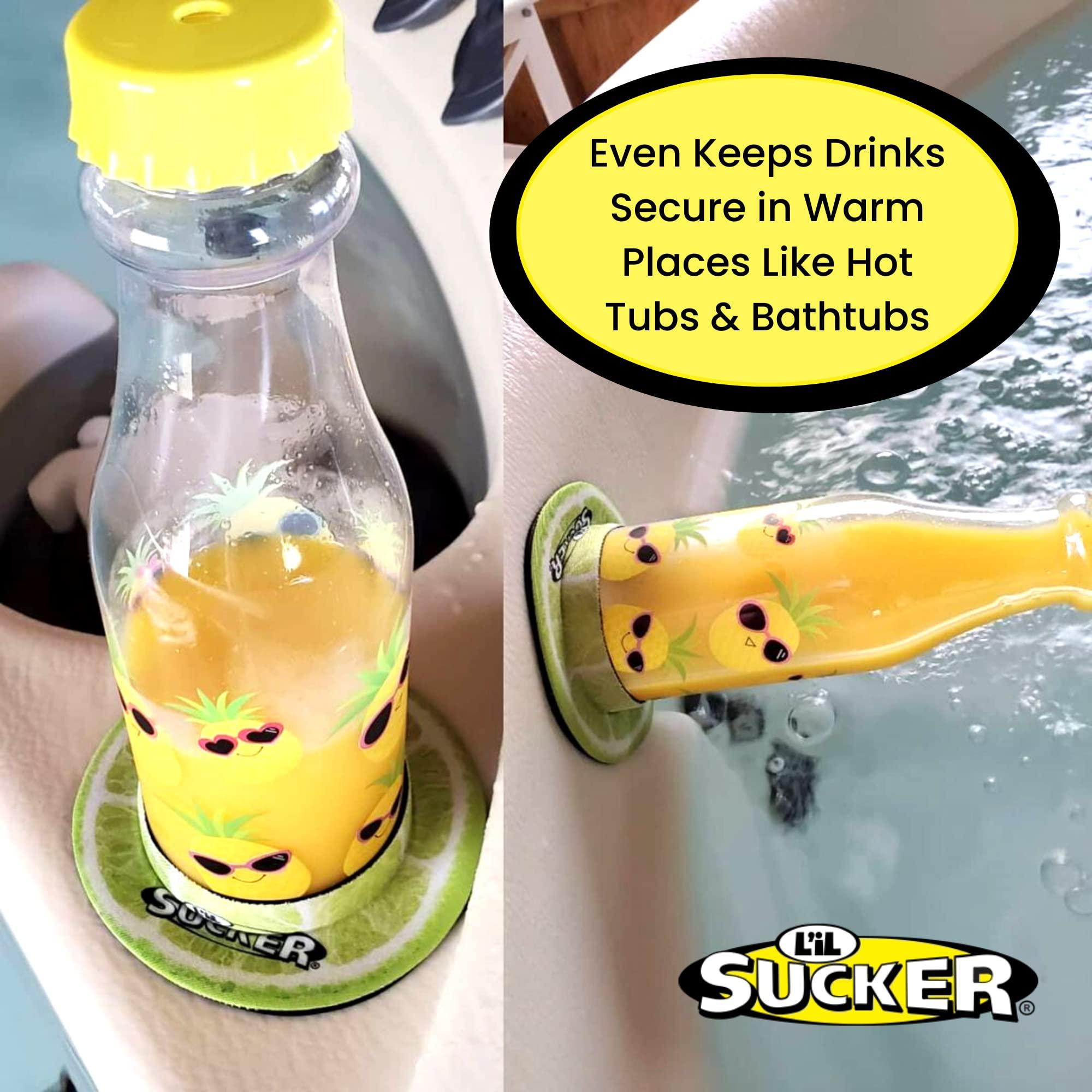 Lil Sucker Lil Sucker Outdoors Suction RingsSuction Ring | Suction Cup Holder Anti-Spill Can Drink Support for Boats, Trucks, ATVs | Secure Your Drinks and Prevent Spills with Our Non Slip Coaster 4 Pack
