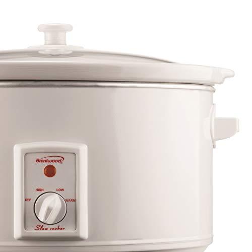 Brentwood Brentwood Slow Cooker, 8 Quart, White