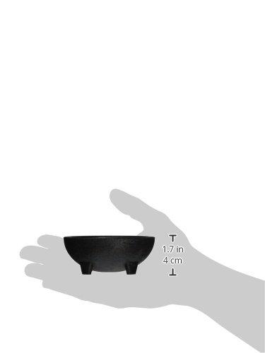 Winco Winco Molcajete Salsa Bowls, 4-Ounce Bowls, Black, Set of 4