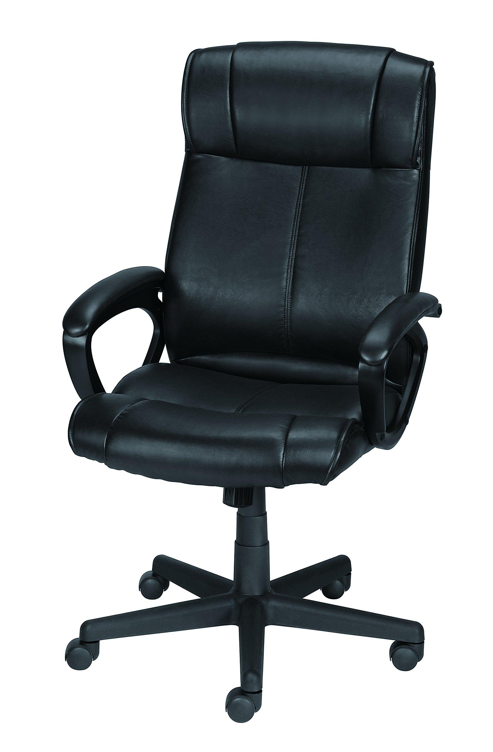 STAPLES STAPLES Turcotte Luxura High Back Executive Chair, Black