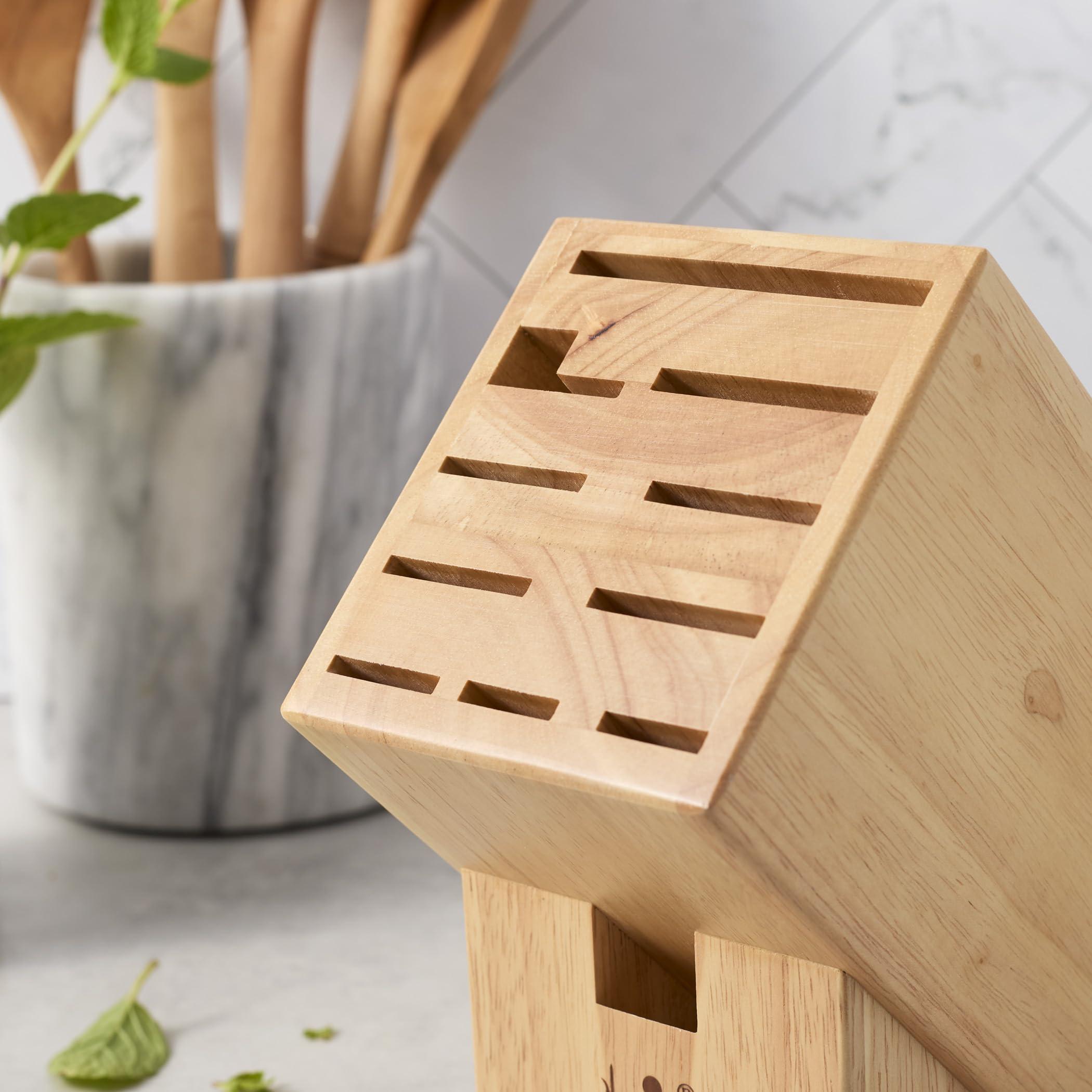 HENCKELS HENCKELS Hardwood Knife Block, Knife Storage, 11-slot