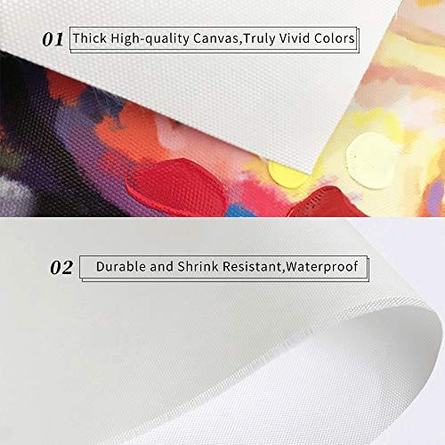 INVIN ART INVIN ART Framed Canvas Giclee Print Art The Buffet by Paul Cezanne Wall Art Living Room Home Office Decorations(White Slim Frame,20"x24")