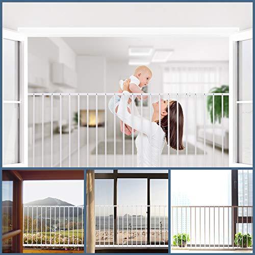 Fairy Baby Window Guards for Children, Adjustable Wide Child Safety Window Guard Prevents Accidental Falls, Home Security Childproof Interior Bar Guard for Windows Wide 36.22" - 61.41"(2 Panels)