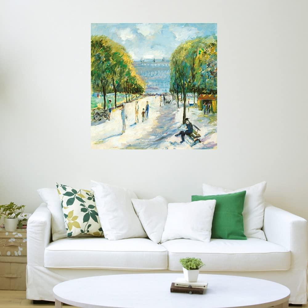 Fine Art Canvas Fine Art Canvas Parisian Afternoon IV Canvas Wall Decor by Artist Marysia Burr for Living Room, Bedroom, Bathroom, Kitchen, Office, Bar, Dining & Guest Room - Ready to Hang - 37 in x 37 in