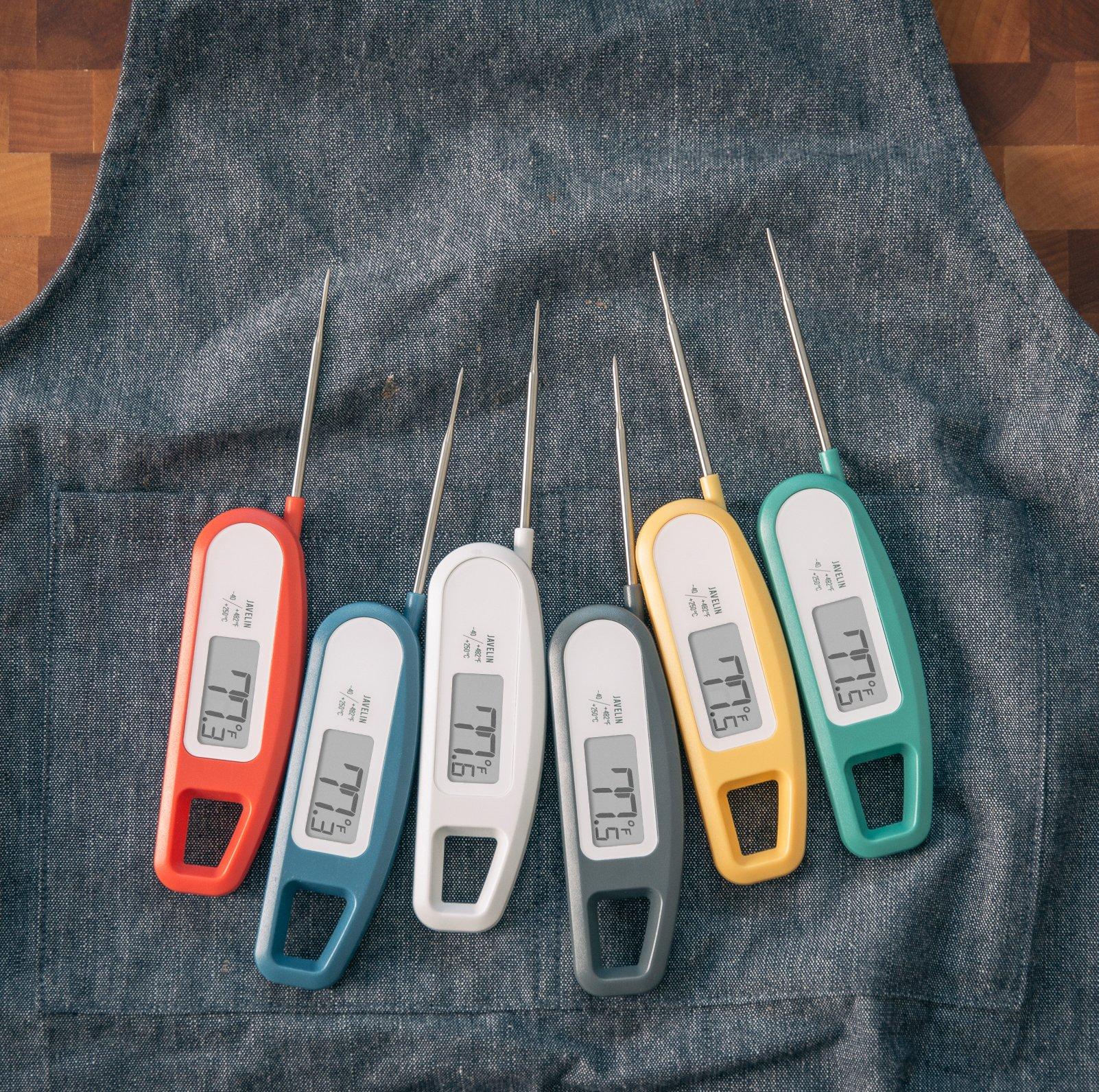 Lavatools Lavatools Javelin Ultra-Fast 2-Second Digital Instant Read Meat Thermometer for Grill and Cooking, 2.75\" Probe, Compact Foldable Design, Large Display, IP65 Water Resistant, NSF Certified Sesame