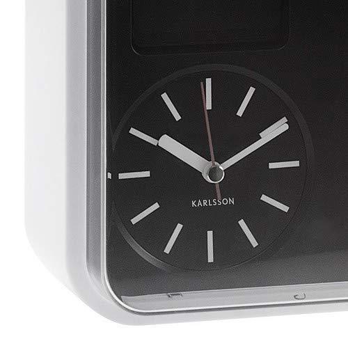 Karlsson Karlsson Mini Flip, Wall, Table Clock, 24.5x24,5x10cm, White