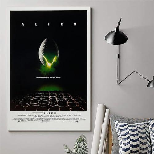 stonek stonek Alien Movie Poster for Room Aesthetic Canvas Wall Art Bedroom Decor 12x18inch(30x45cm), Unframe-style-9