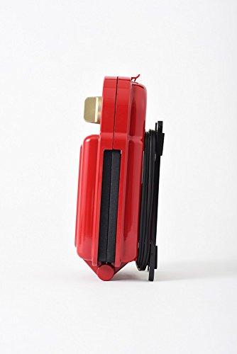 BRUNO BRUNO Hot Sand Maker Japan Domestic genuine productsShips from JAPAN (single+Waffle Plate set of 2, Red)
