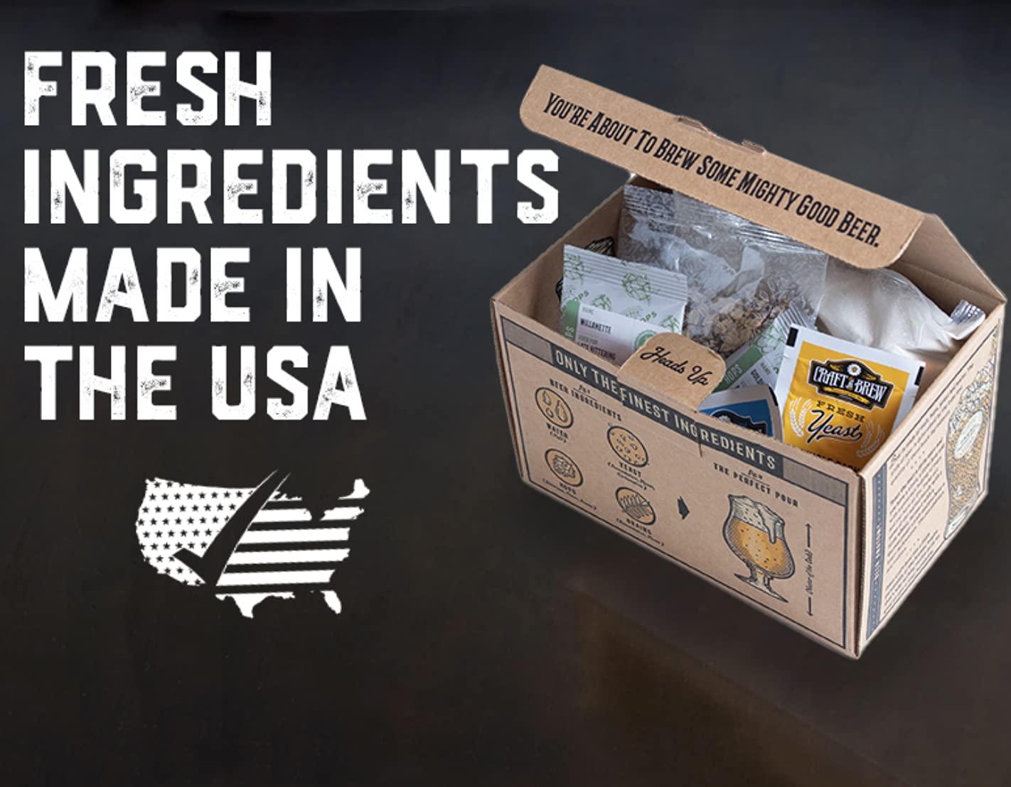 Craft A Brew Craft A Brew Recipe Kit - Brown Ale Refill - 1 Gallon - Ingredients for Home Brewing Beer