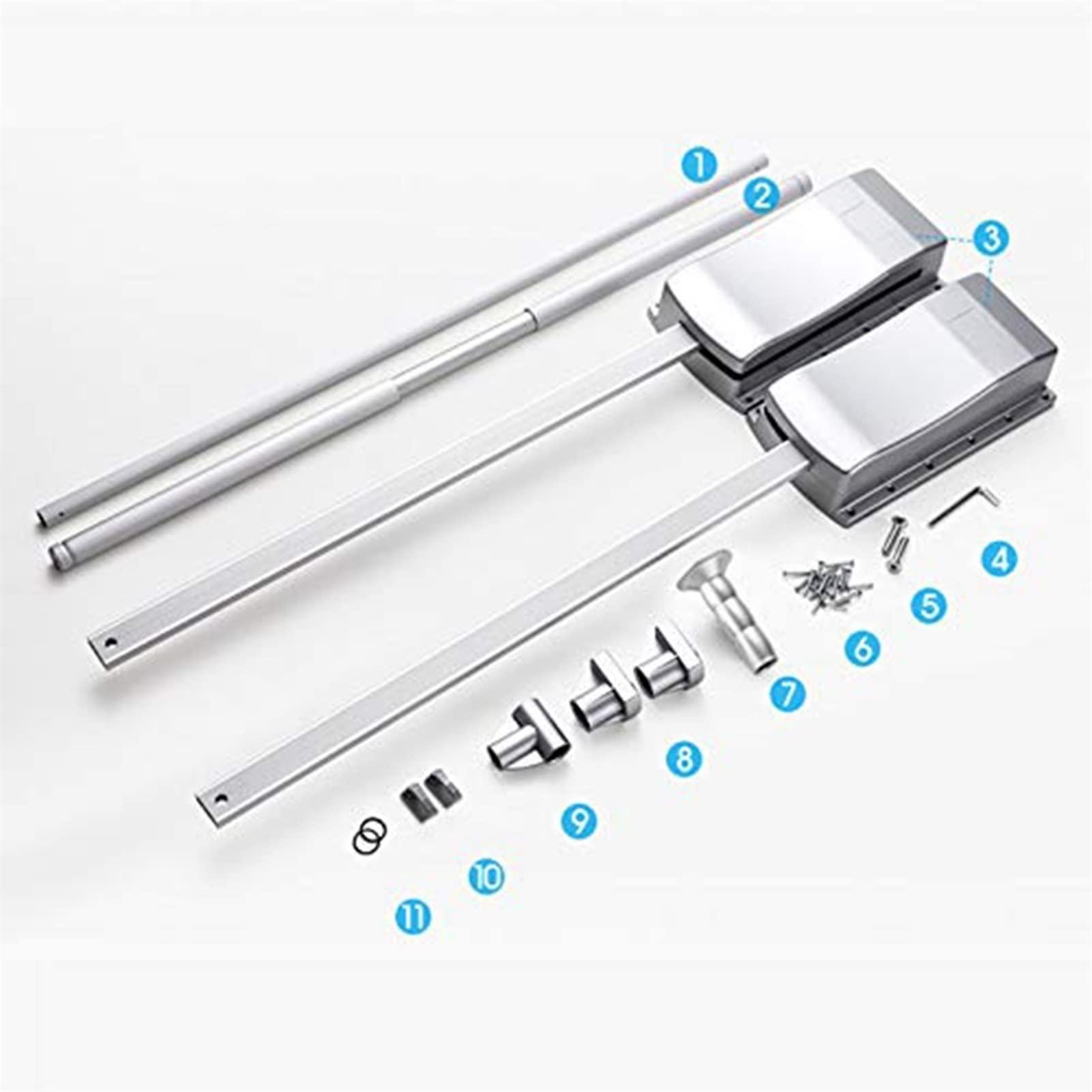 GFUDGBUIFIIIIGEDRI Pull Down Adjustable Wardrobe Rail Adjustable Hanging Lift Clothes Wardrobe Rail Extendable Clothes Hanger Wardrobe Pull Down Rod (Size : 45~60cm) ()