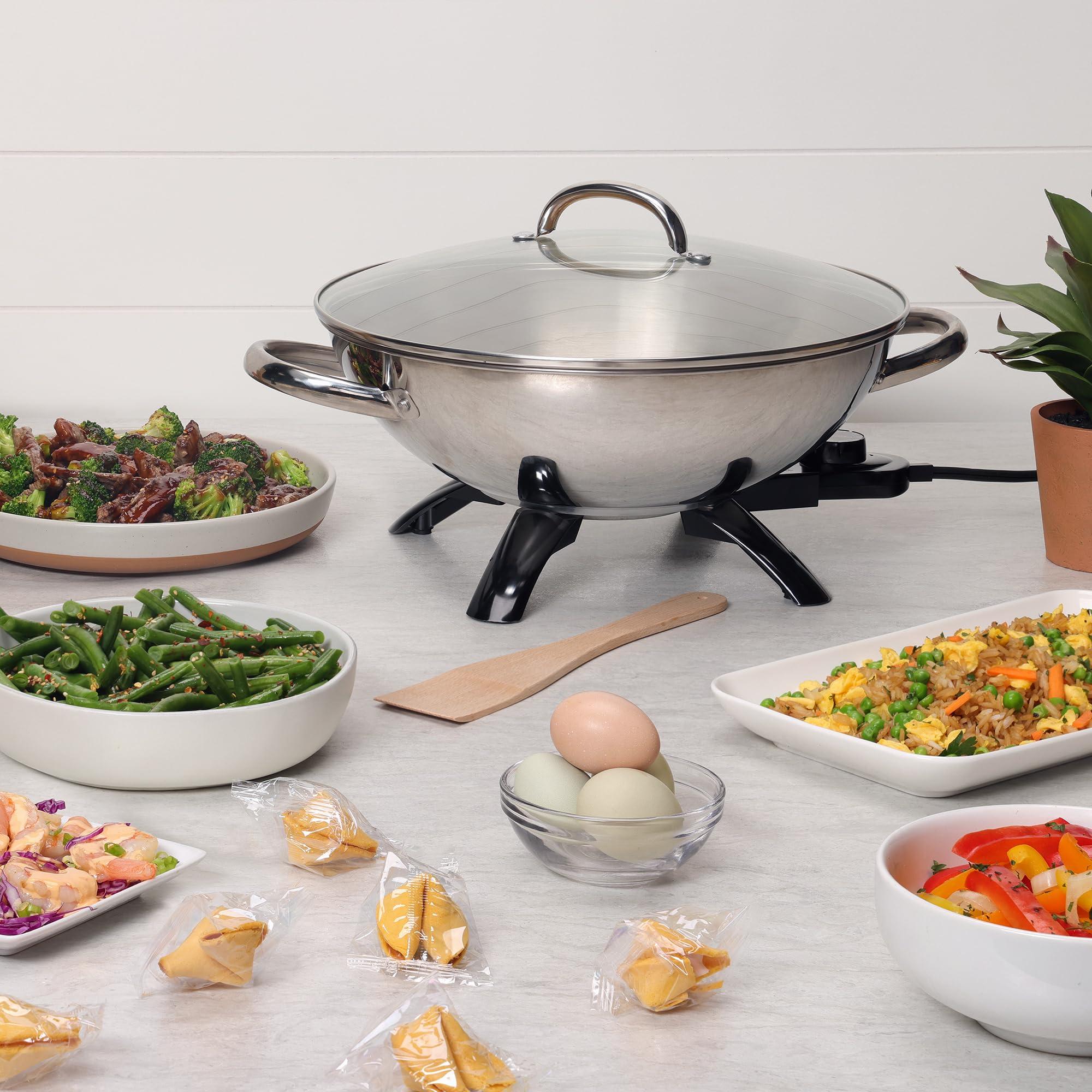 Presto Presto 5900 1500-Watt Stainless-Steel Electric Wok