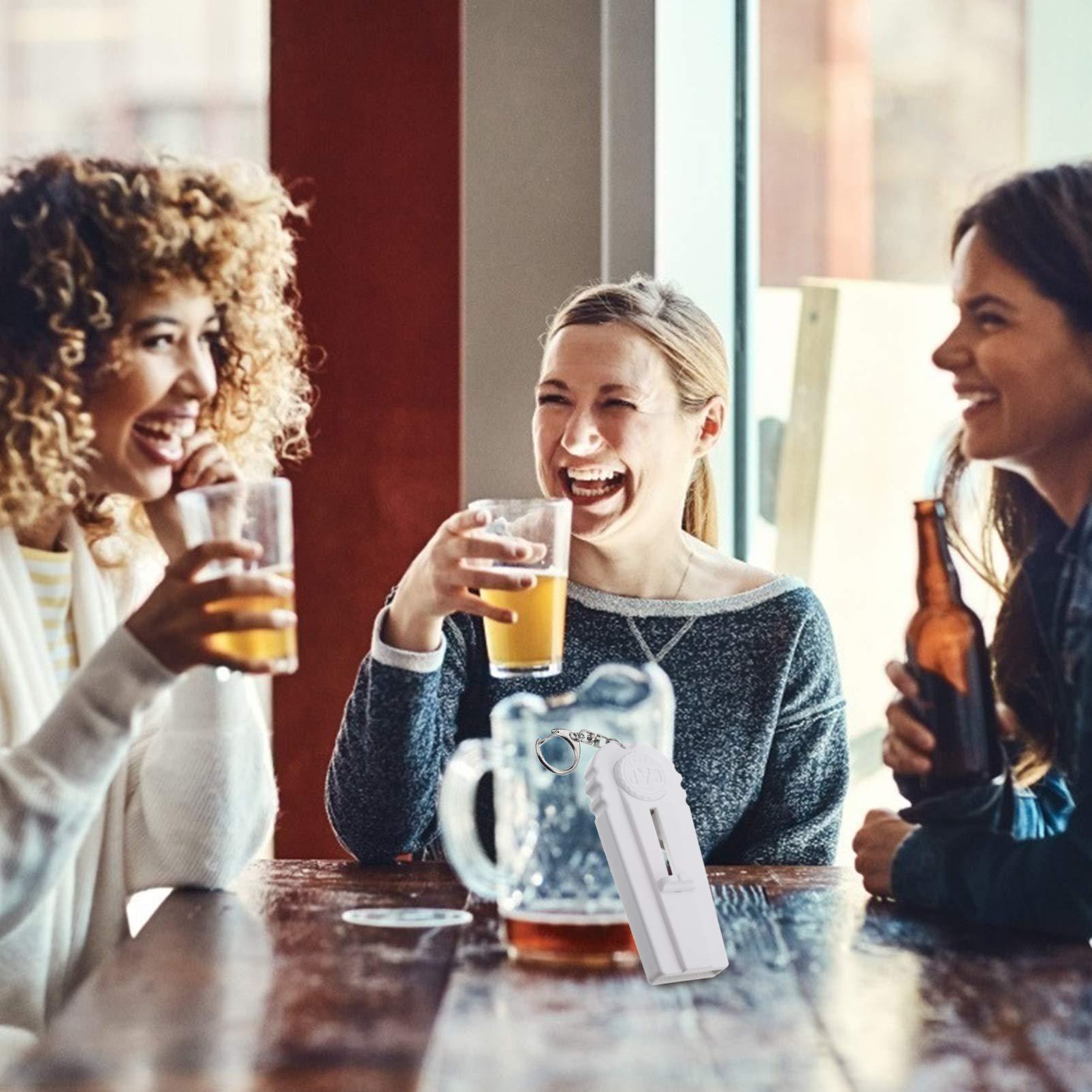 Hemoton Hemoton Bottle Opener Bottle Cap Launcher Bottle Lid Remover Wine Opener Keychain Bottle Cap Opener Automatic Wine Opener Beer Cap Shooter Zappa Drink Bottle Household Iron Travel White