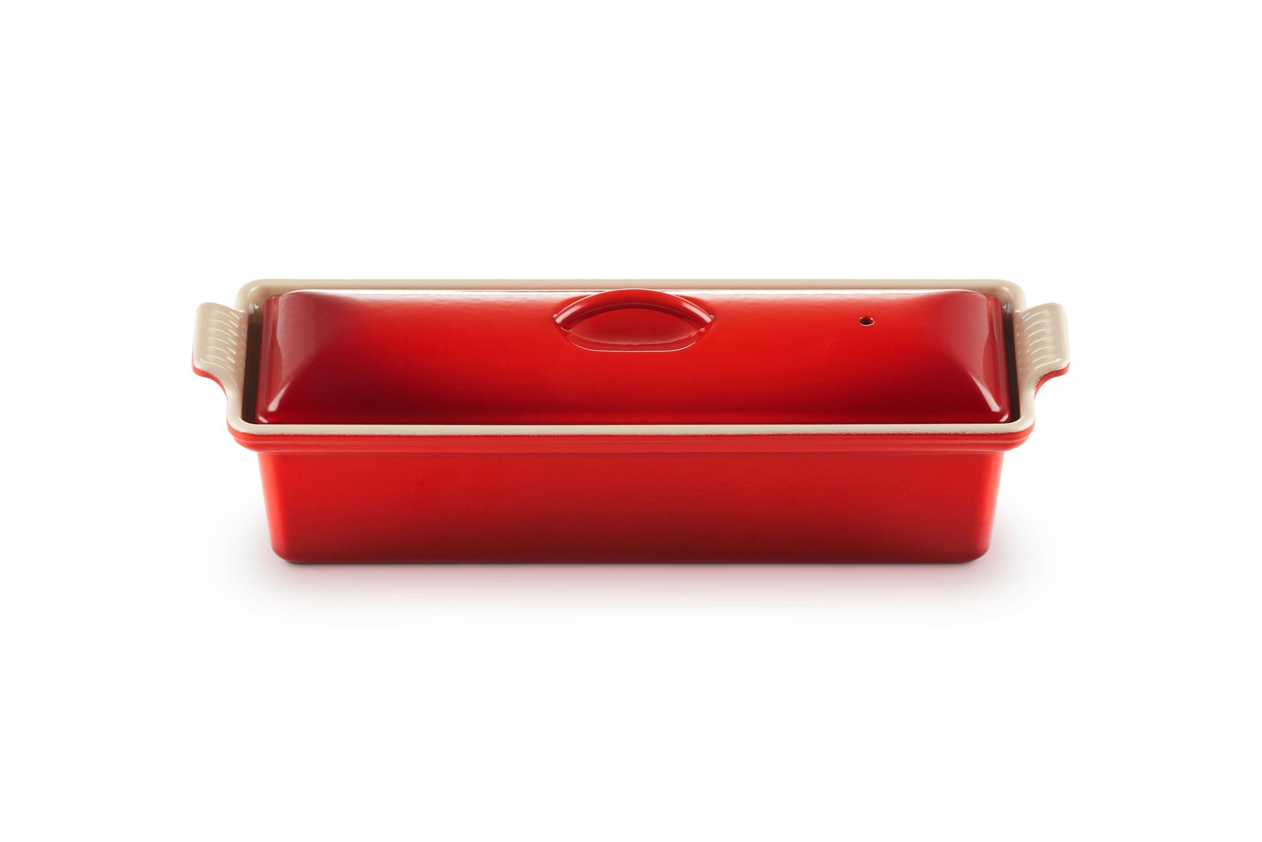 Le Creuset Le Creuset Enameled Cast Iron Pâté Terrine, 2 qt., Cerise