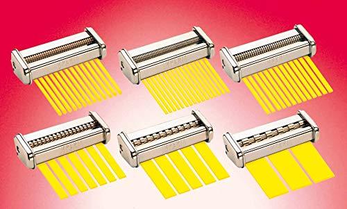 CucinaPro Imperia Pasta Maker Machine Angel Hair Attachment - Made from Durable Stainless Steel - Must Have Cutter Accessory for Noodle Making - Made in Italy - Great for Homemade Italian Cooking