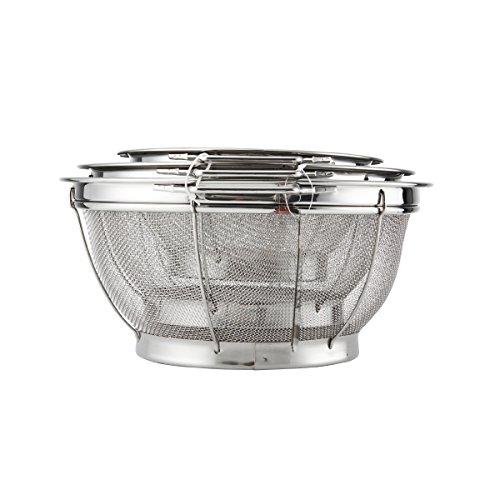 Farberware Farberware 5181490 Stainless Steel Colander Sieves-Set of 3, Multi Sized