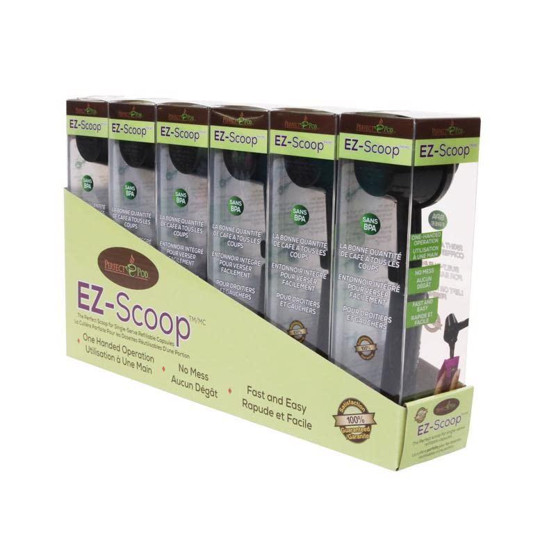 PERFECT POD Perfect Pod EZ-Scoop Coffee Scooper & Funnel for Reusable K Cup Refillable Coffee Pods, 2 Tablespoon Capacity