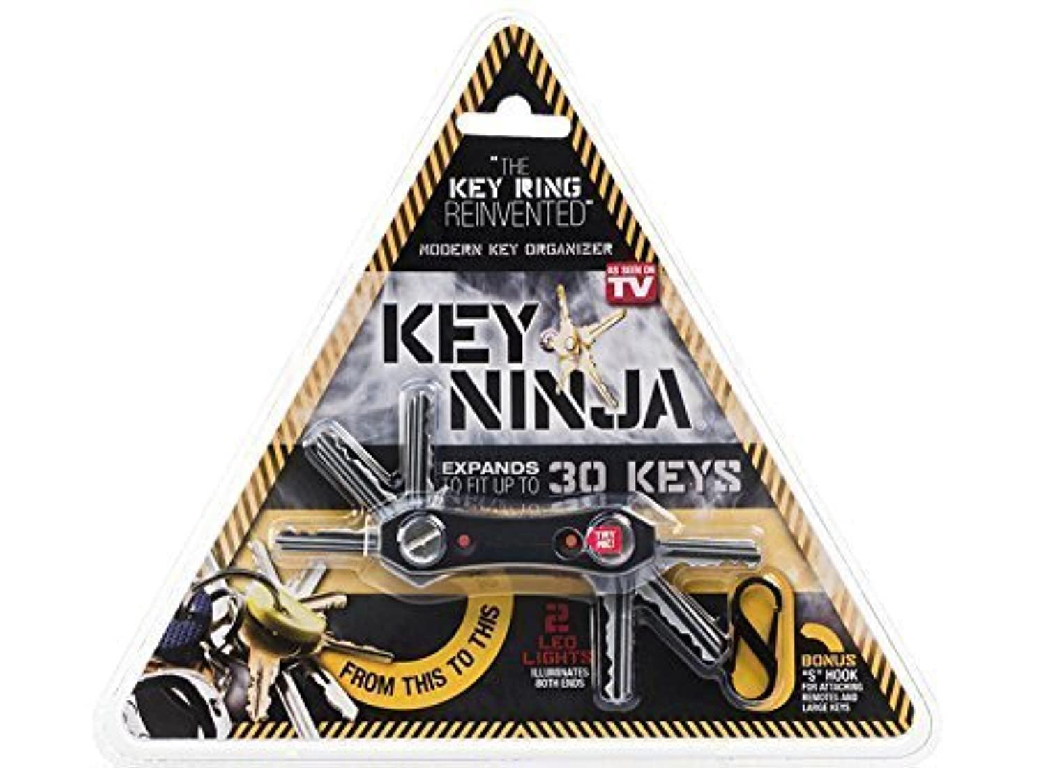 Key Ninja Key Ninja - Organize Up To 30 Keys, Dual LED Lights, Built In Bottle Opener (NOW IMPROVED)