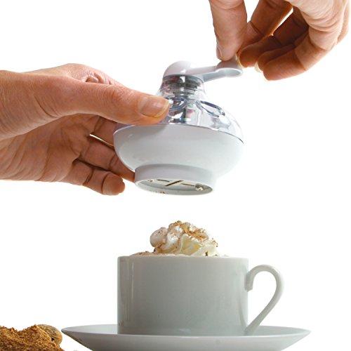 Norpro Norpro Nut and Hard Spice Grinder for Nutmeg Ginger Rock Salt and Peppercorn White 3.5" x 3" x 3"