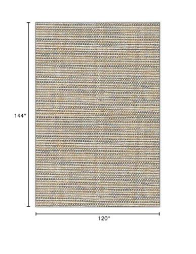 KOECKRITZ 10'x12' - Bronze, Summer Sensations Collection - Premium Indoor/Outdoor Custom Made Rugs & Runners | Cooper Island Carpet by Couristan. Balconys, Patios, Decks, Poolside & More!