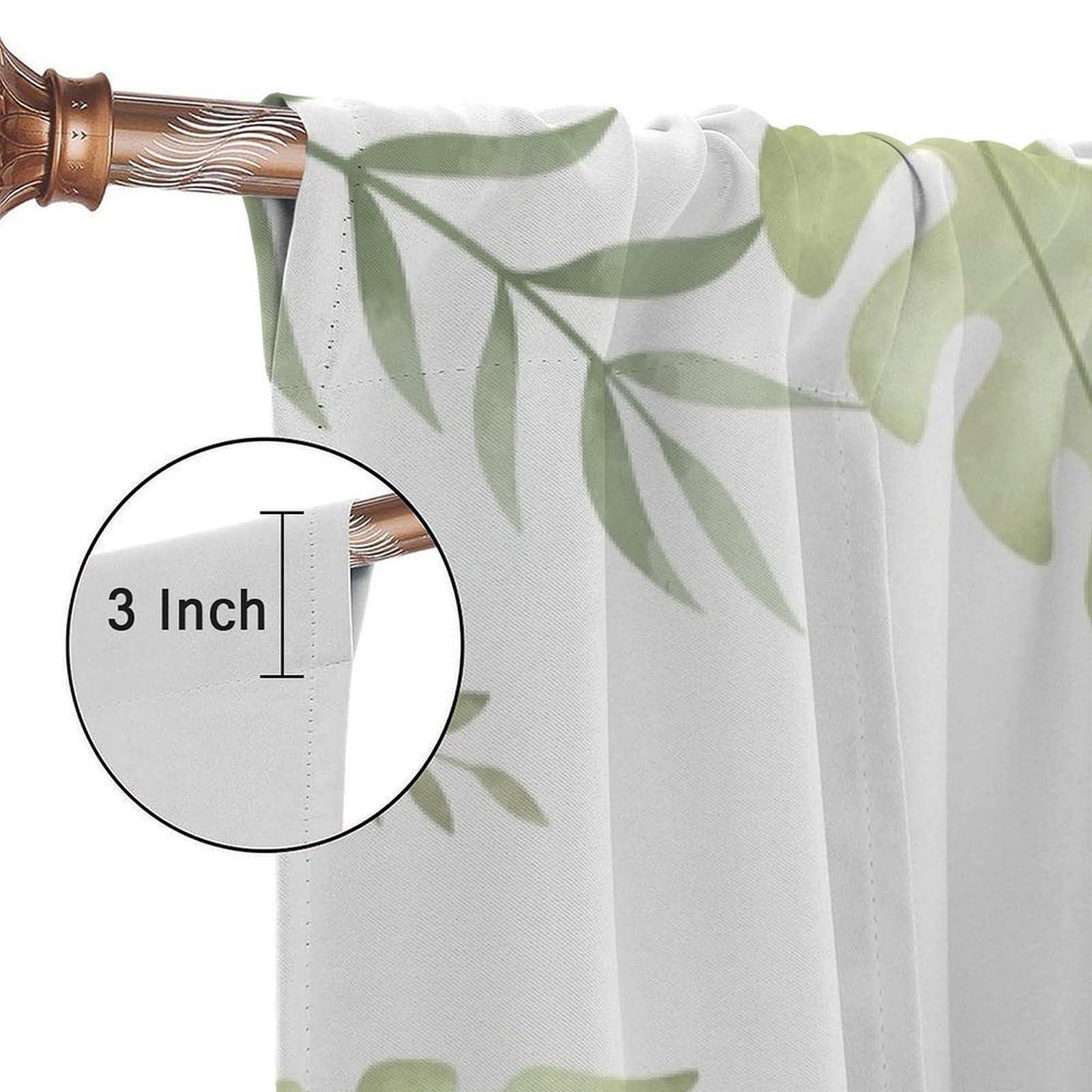 SGLyuliang SGLyuliang Nursery Curtains, Jungle Curtains, Safari Curtains for Nursery, Hippo Curtains Animal cub Curtains for Nursery Kids Room Classroom W72xL63 Inch