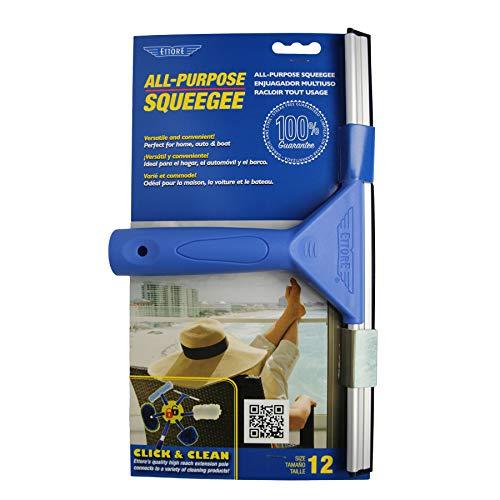 Ettore Ettore 17012 All-Purpose Squeegee, 12-Inch, Blue