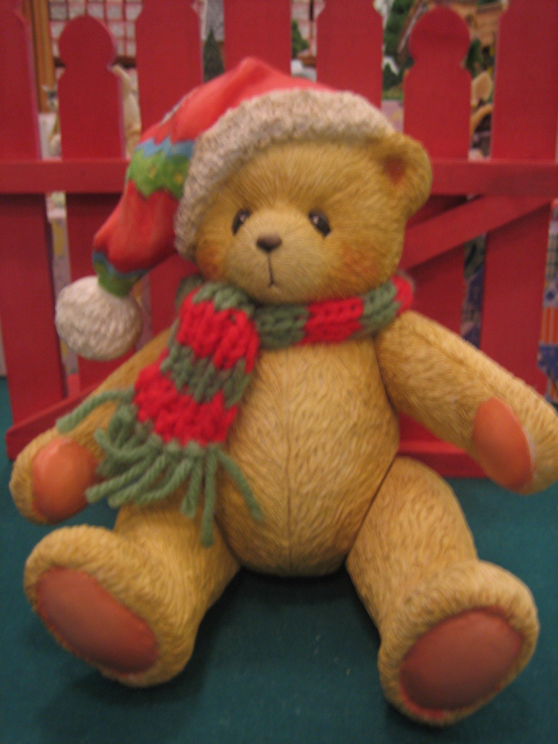 Cherished Teddies Cherished Teddies "Christmas Bear-(Jointed)-'Musical'